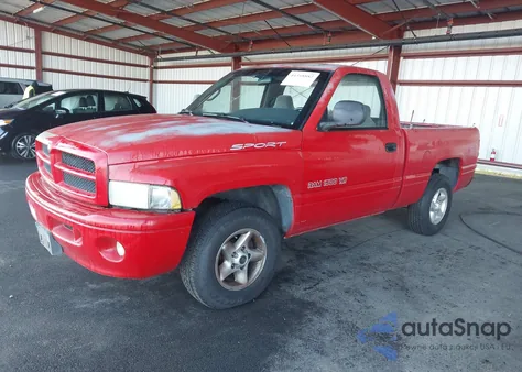 2000 Dodge Ram 1500 St из США, поврежденный, VIN 1B7HC16Y0YS501595